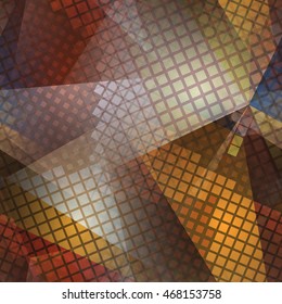 Abstract seamless chaotic pattern with urban geometric elements, scuffed, drops, sprays, triangles. Texture pattern for covers, banners, booklets, etc. For web or printed media.