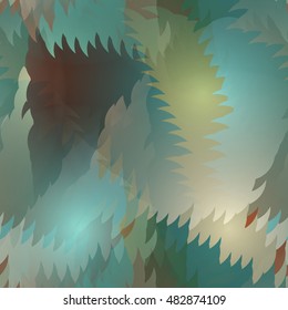 Abstract seamless chaotic pattern with urban geometric elements, scuffed, drops, sprays, triangles. Texture pattern for covers, banners, booklets, etc. For web or printed media.