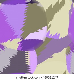 Abstract seamless chaotic pattern with urban geometric elements, scuffed, drops, sprays, triangles. Texture pattern for covers, banners, booklets, etc. For web or printed media.