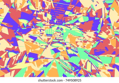 Abstract seamless chaotic shapes. Modern grunge background .