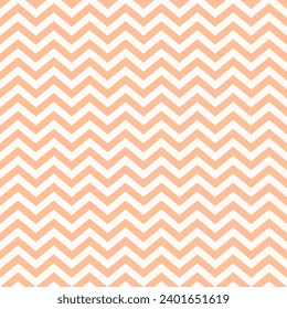 abstract seamless chevron pattern, zigzag background, texture design for wallpaper, tile, textile, floor room, background, peach fuzz color, mosaic style, vector illustration