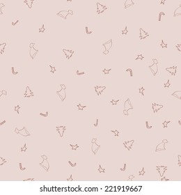 abstract seamless Christmas background