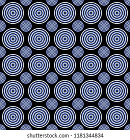 Abstract seamless circle pattern background - vector graphic