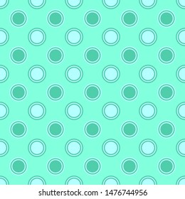 Abstract seamless circle pattern background - vector design
