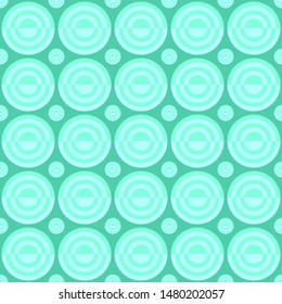 Abstract seamless circle pattern background - vector illustration