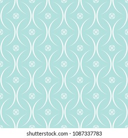 Abstract seamless circular link pattern of Powder Blue color for wallpapers and background.