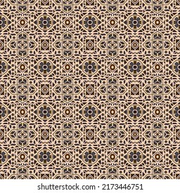 Abstract seamless  color full geometric print pattern background design