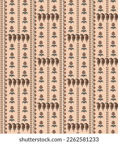 Abstract seamless  color full geometric  paisley fabric effect print  bunch pattern background design