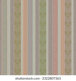 Abstract seamless  color full geometric  paisley fabric effect  pattern  background design