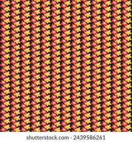Abstract seamless color full small flower print. background design