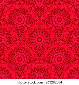 Abstract Seamless Color Geometric Vector Pattern. Vintage Wallpaper Background. Mosaic Texture for Textile Print