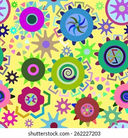 Abstract seamless color pattern.