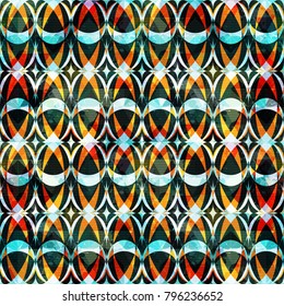 abstract seamless color pattern in graffiti style. Quality vector illustration for your design