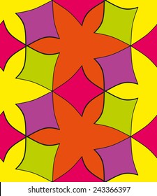 Abstract seamless color pattern for your design