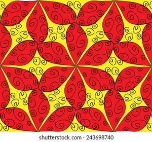 Abstract seamless color pattern for your design