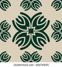 Abstract seamless colored pattern for wallpapers and backgrounds. Vector template can be used for design of wallpaper, fabric, oilcloth, textile, wrapping paper and other