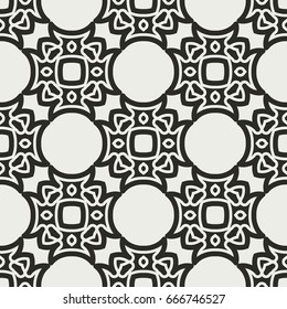Abstract seamless colored pattern for wallpapers and backgrounds. Vector template can be used for design of wallpaper, fabric, oilcloth, textile, wrapping paper and other