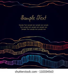 Abstract seamless colorful background with place for your text