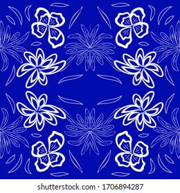 Abstract seamless colorful pattern exotic shapes backgrounds