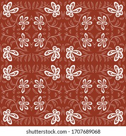 Abstract seamless colorful pattern exotic shapes backgrounds