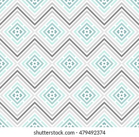 Abstract seamless colorful pattern. Modern stylish background. Repeating geometric tiles with rhombus elements.