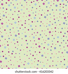Abstract seamless colorful pattern with squares, perfect image for wall paper, wrapping, card and fabric design, background with rectangular, vector illustration