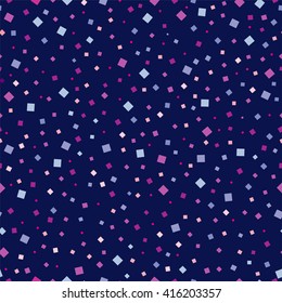 Abstract seamless colorful pattern with squares, perfect image for wall paper, wrapping, card and fabric design, background with rectangular, vector illustration
