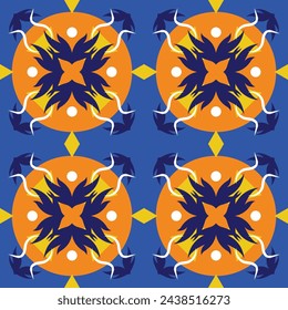 Abstract Seamless colorful pattern Vector background