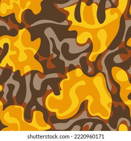 Abstract seamless colorful pattern with wave shapes