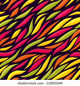 Abstract seamless colorful wave pattern. Vector illustration.