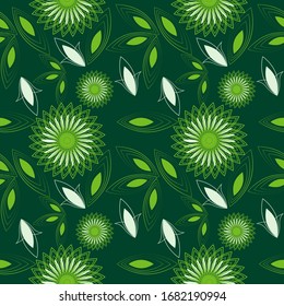 Abstract seamless colourful pattern exotic shapes backgrounds