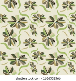 Abstract seamless colourful pattern exotic shapes backgrounds