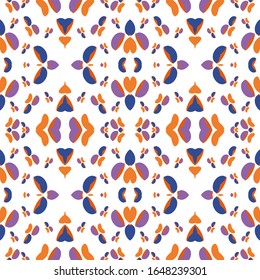Abstract seamless colourful pattern geometric backgrounds vector design