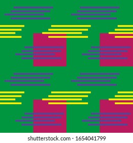 Abstract seamless colourful pattern geometric backgrounds vector design