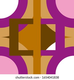 Diseño vectorial de fondo geométrico de color abstracto