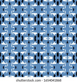 Abstrakte, nahtlose, farblose Muster geometrischer Hintergründe Vektorillustration Design