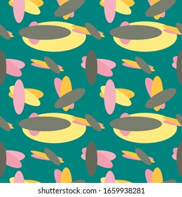 Abstrakte, nahtlose, farblose Muster geometrischer Hintergründe Vektorillustration Design