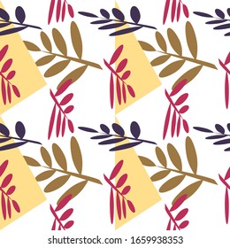Abstrakte, nahtlose, farblose Muster geometrischer Hintergründe Vektorillustration Design