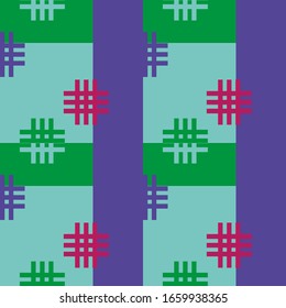 Abstract seamless colourful pattern geometric backgrounds vector design