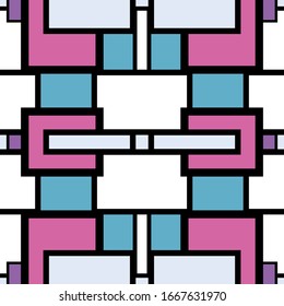 Diseño vectorial de fondo geométrico de color abstracto