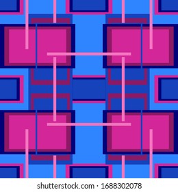 Abstract seamless colourful pattern geometric backgrounds vector design