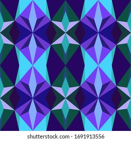 Abstract seamless colourful pattern geometric backgrounds vector design