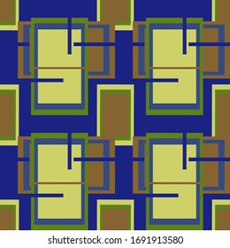 Abstract seamless colourful pattern geometric backgrounds vector design