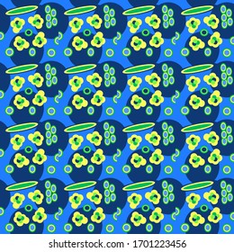 Abstract seamless colourful pattern geometric backgrounds vector design