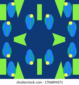 Abstract seamless colourful pattern geometric backgrounds vector design