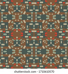 Abstract seamless colourful pattern geometric backgrounds vector design