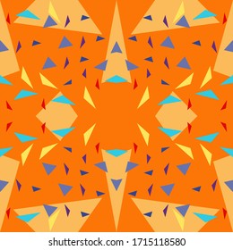 Diseño vectorial de fondo geométrico de color abstracto
