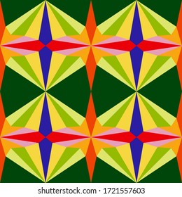 Abstrakte, nahtlose, bunte Muster geometrischer Hintergründe, Vektordesign