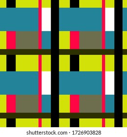 Abstract seamless colourful pattern geometric backgrounds vector design