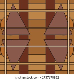 Abstract seamless colourful pattern geometric backgrounds vector design